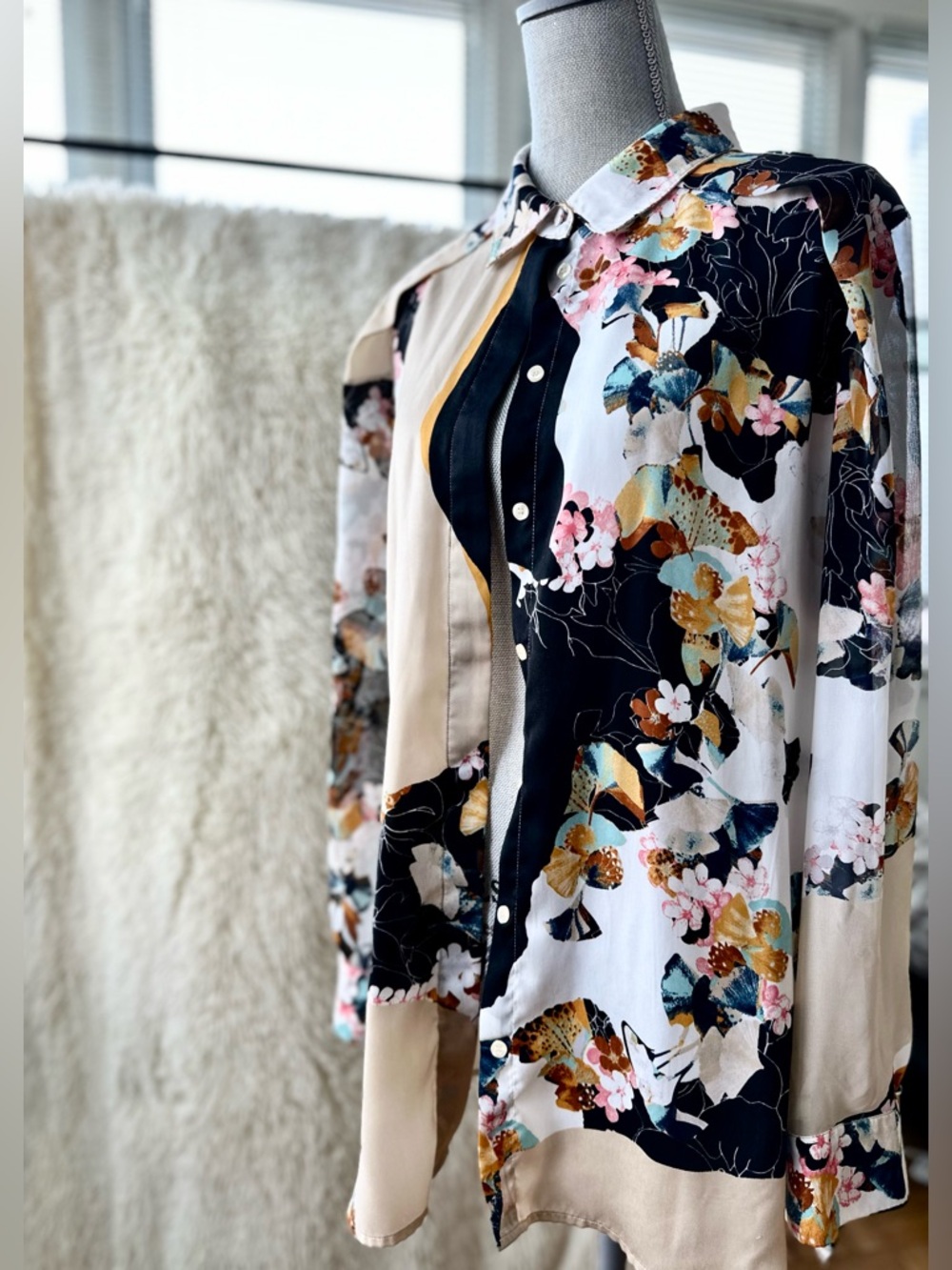 3.1 PHILLIP LIM FOR TARGET Floral Button-Down Shirt